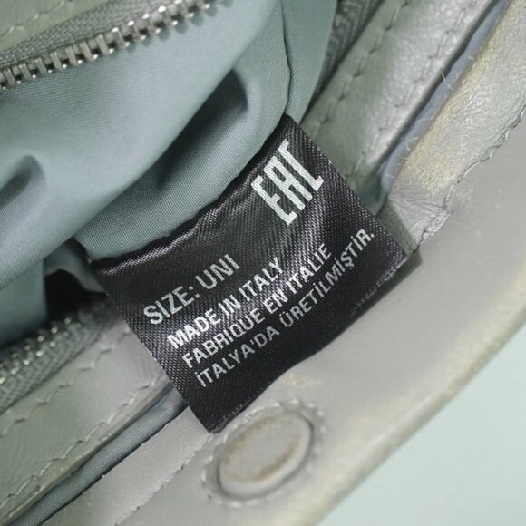 Maison Margiela Grand Slam Leather Shoulder Crossbody Bag Gray Silver - Picture 13 of 15